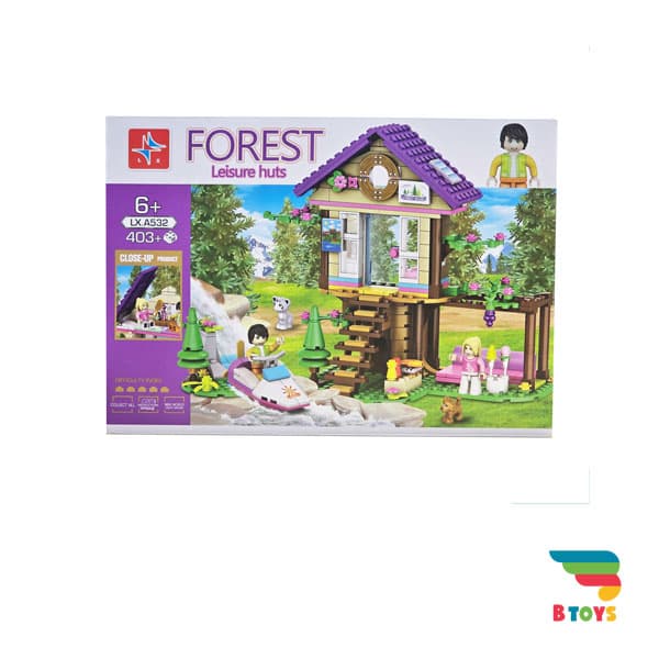 لگو (ساختنی) اسباب بازی کلبه های تفریحی جنگلی (forest leisure huts) کد LX.A532 — تصویر ۳