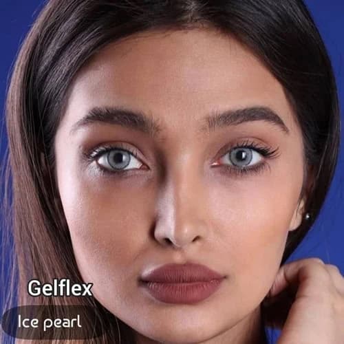 لنز طوسی آبی کریستال آیس پرل | Crystal Blue-Grey Lenses — تصویر ۵