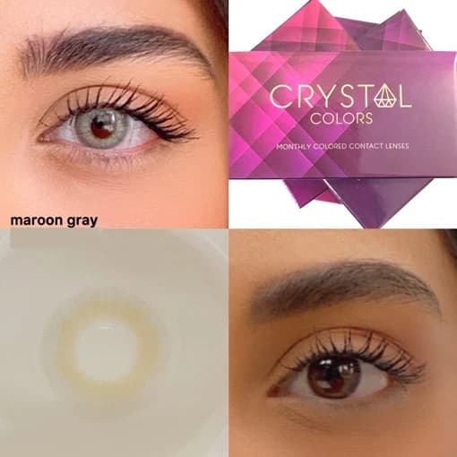 لنز طوسی سبز کریستال مارین گری | Crystal Grey-Green Lens — تصویر ۶