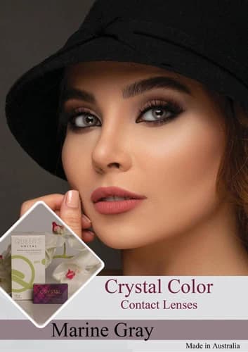 لنز طوسی سبز کریستال مارین گری | Crystal Grey-Green Lens — تصویر ۷