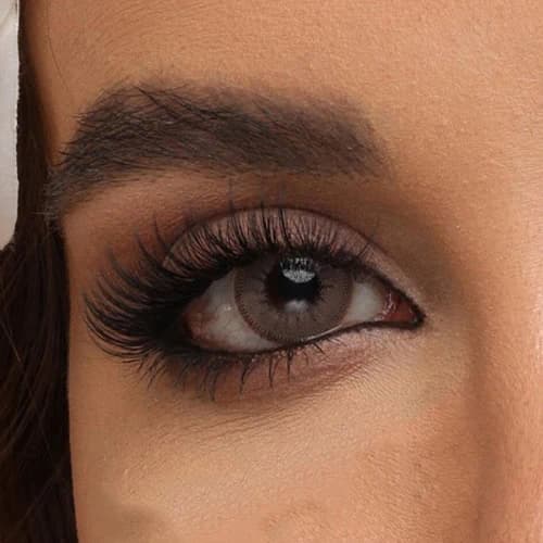 لنز طوسی عسلی کریستال پینات براون | Crystal Honey-Grey Lenses — تصویر ۳