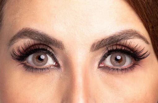 لنز طوسی عسلی کریستال پینات براون | Crystal Honey-Grey Lenses — تصویر ۵
