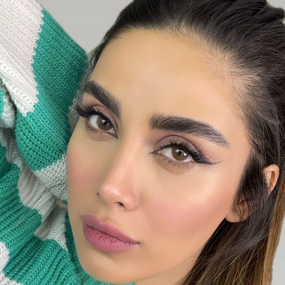 لنز کاتیا موکا عسلی بدون دور طبیعی | Katia Mocha Honey lens — تصویر ۱۲