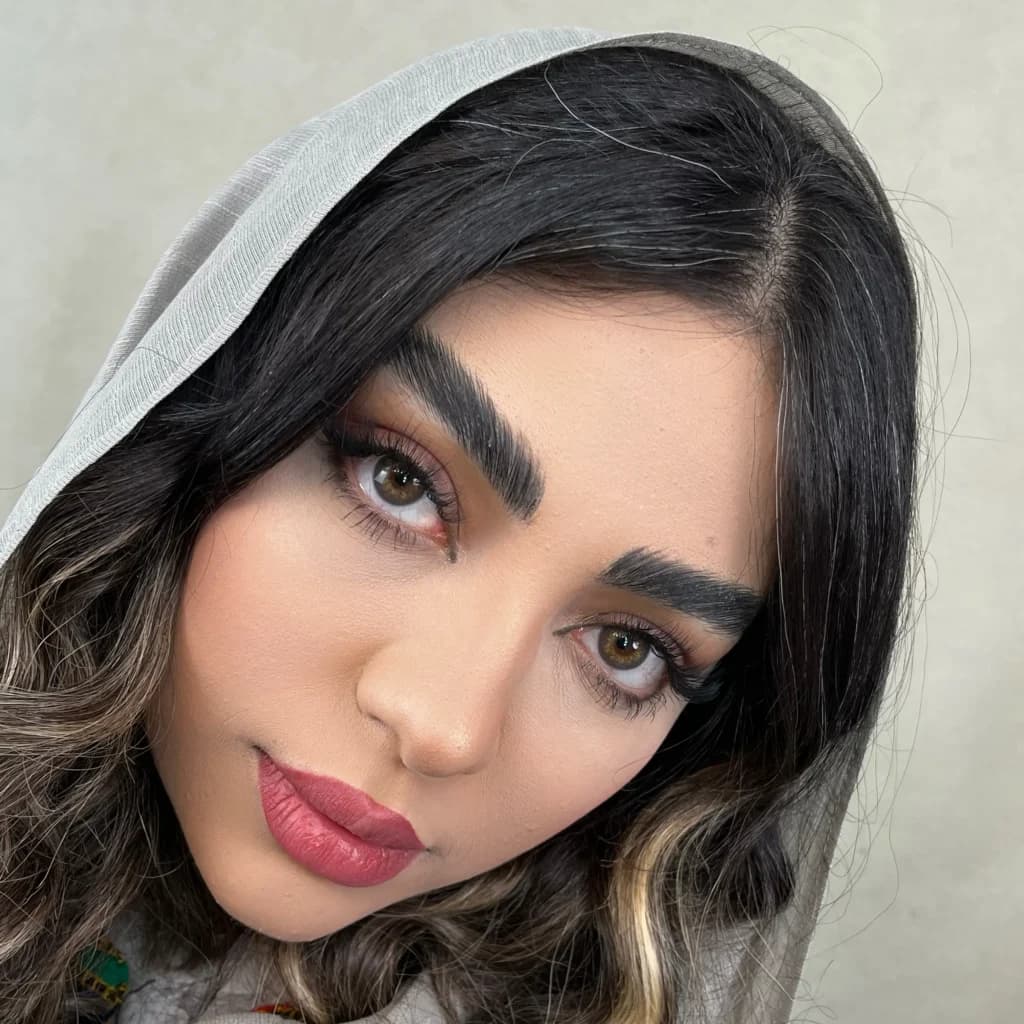 لنز کاتیا آپریکات طوسی سبز | Katia Apricot Lens