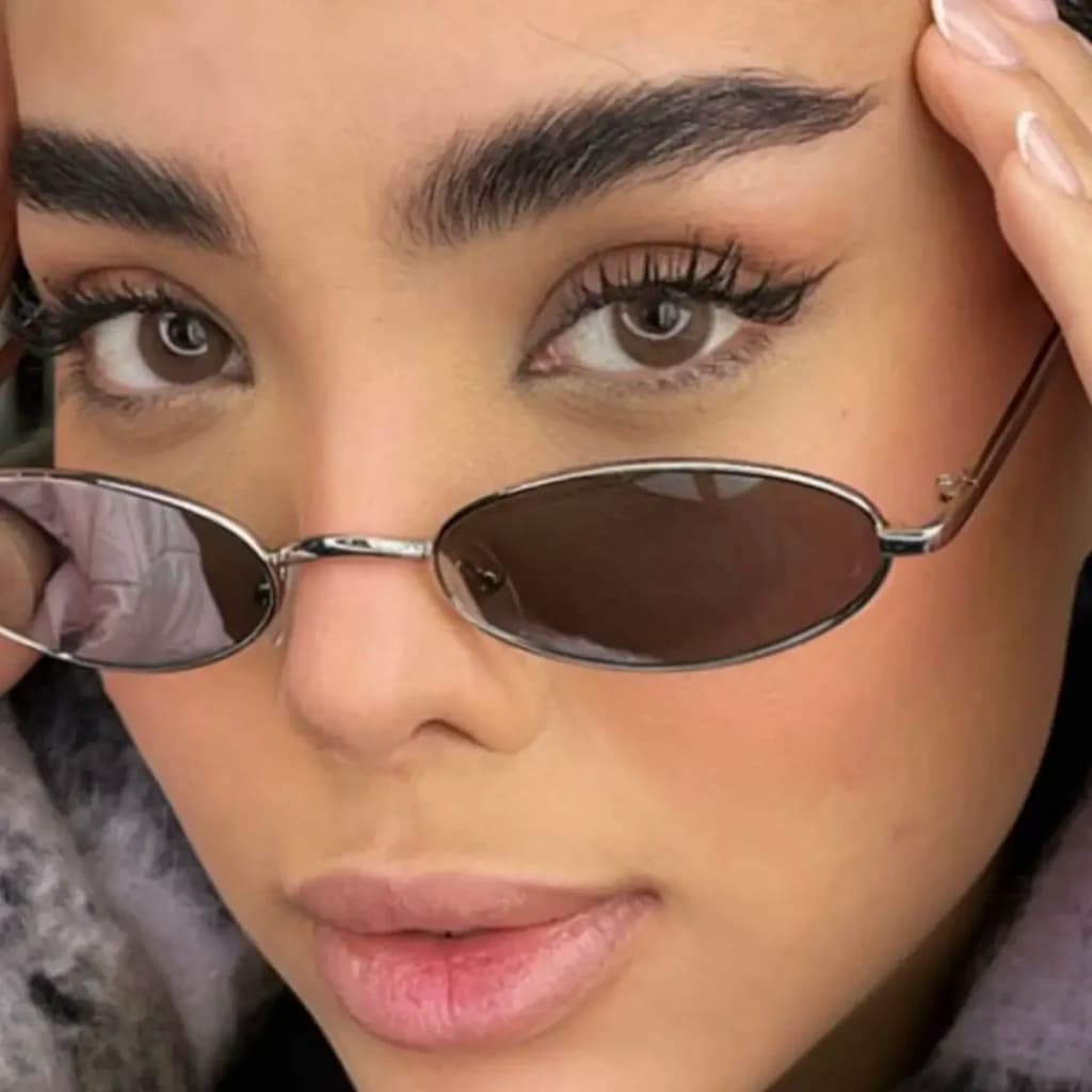 لنز کاتیا وگاس براون قهوه ای بدون دور | Katia Vegas Brown lens — تصویر ۹