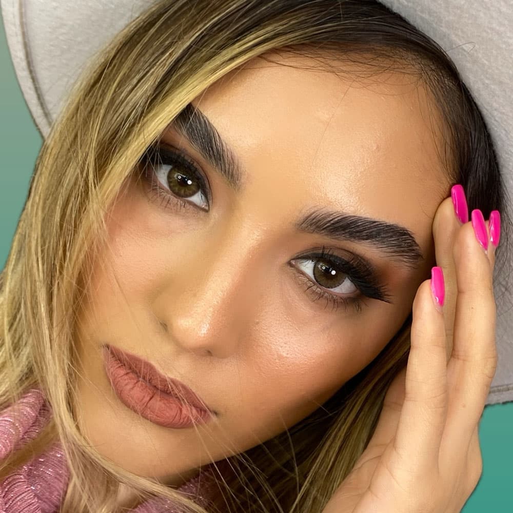 لنز کاتیا دارک براون قهوه ای عسلی | Katia Dark Brown Lens — تصویر ۴