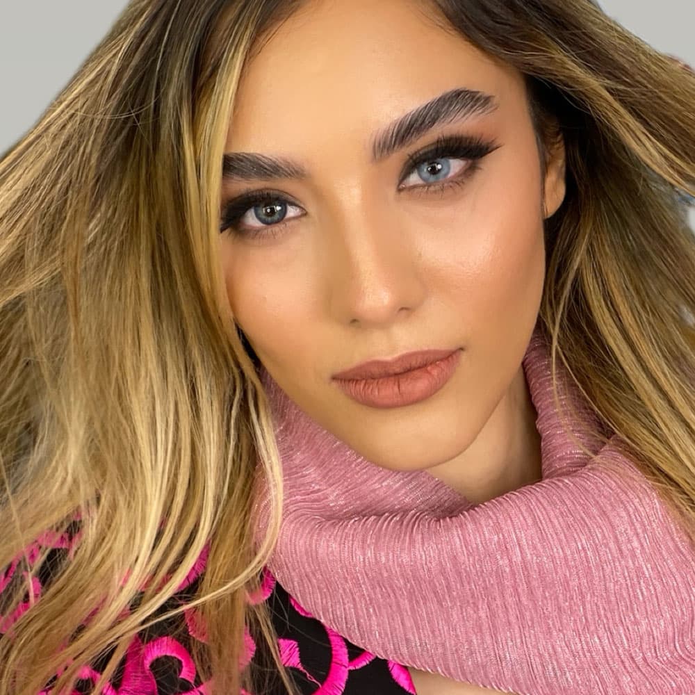 لنز کاتیا آنیل بلو آبی طوسی | Katia Anil Blue lens — تصویر ۴