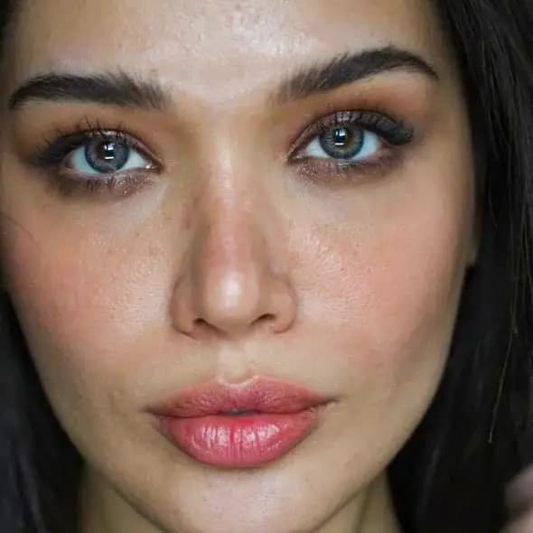 لنز کاتیا وگاس پرل آبی طوسی | Katia Vegas Pearl Blue-Grey Lens