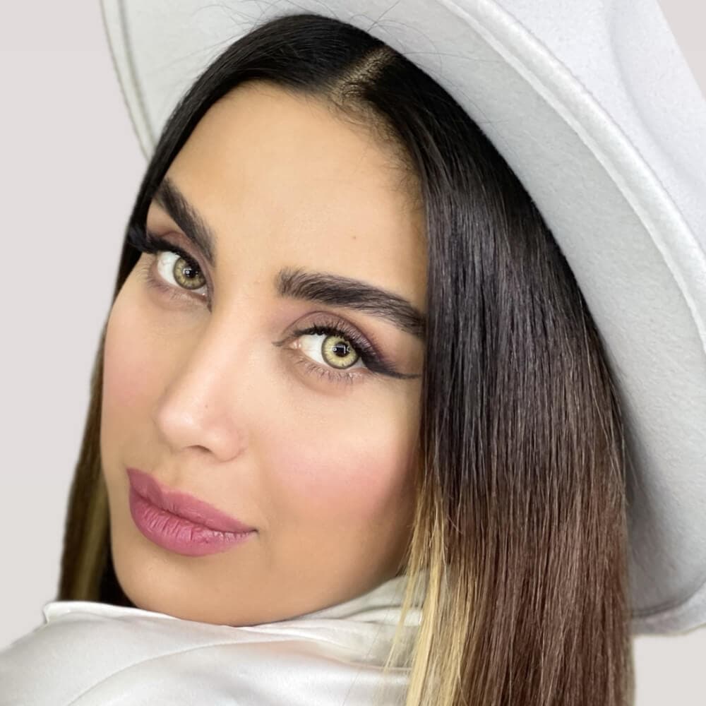لنز کاتیا گلد هیزل عسلی طلایی | Katia Gold Hazel Lens — تصویر ۷