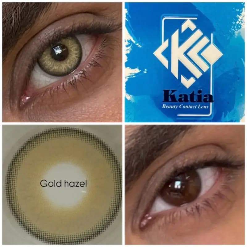 لنز کاتیا گلد هیزل عسلی طلایی | Katia Gold Hazel Lens — تصویر ۸