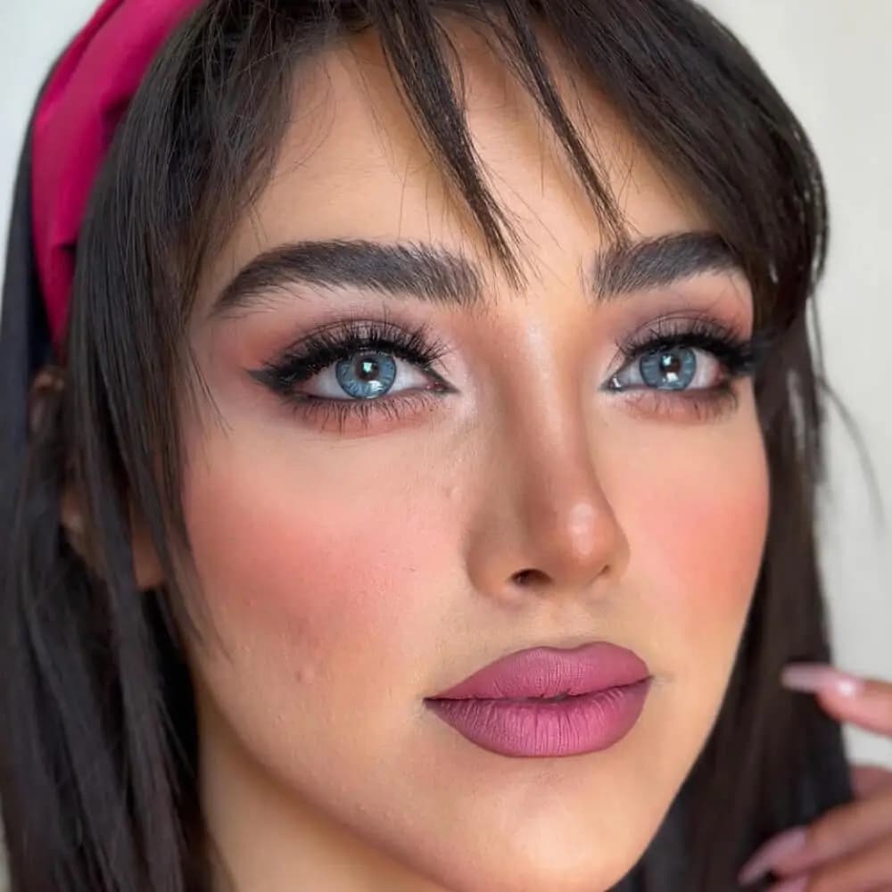لنز کاتیا جم بلو آبی کهکشانی روشن | Katia Gem Blue Lens — تصویر ۶
