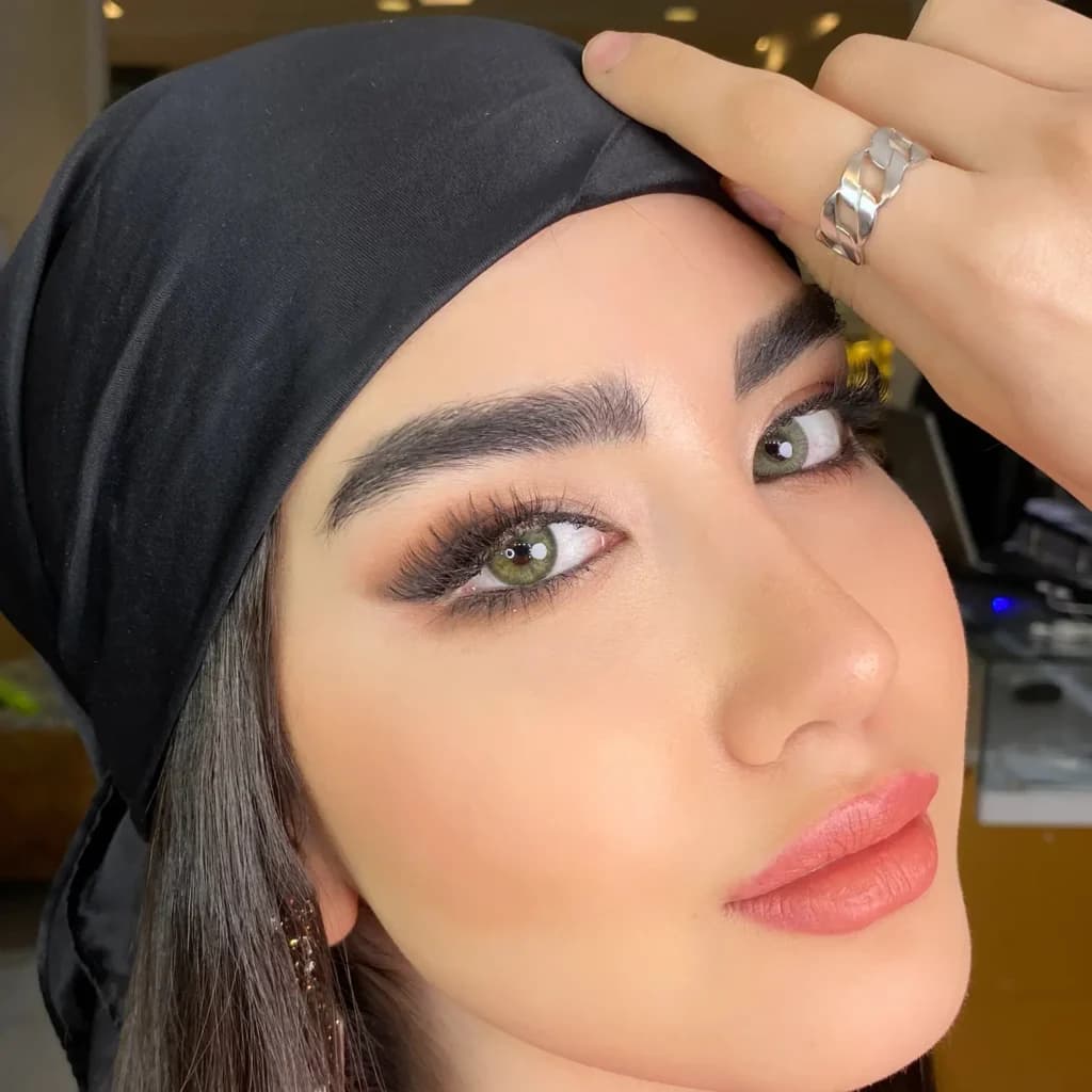 لنز کاتیا میدنایت گرین سبز زیتونی | Katia Midnight Green lens