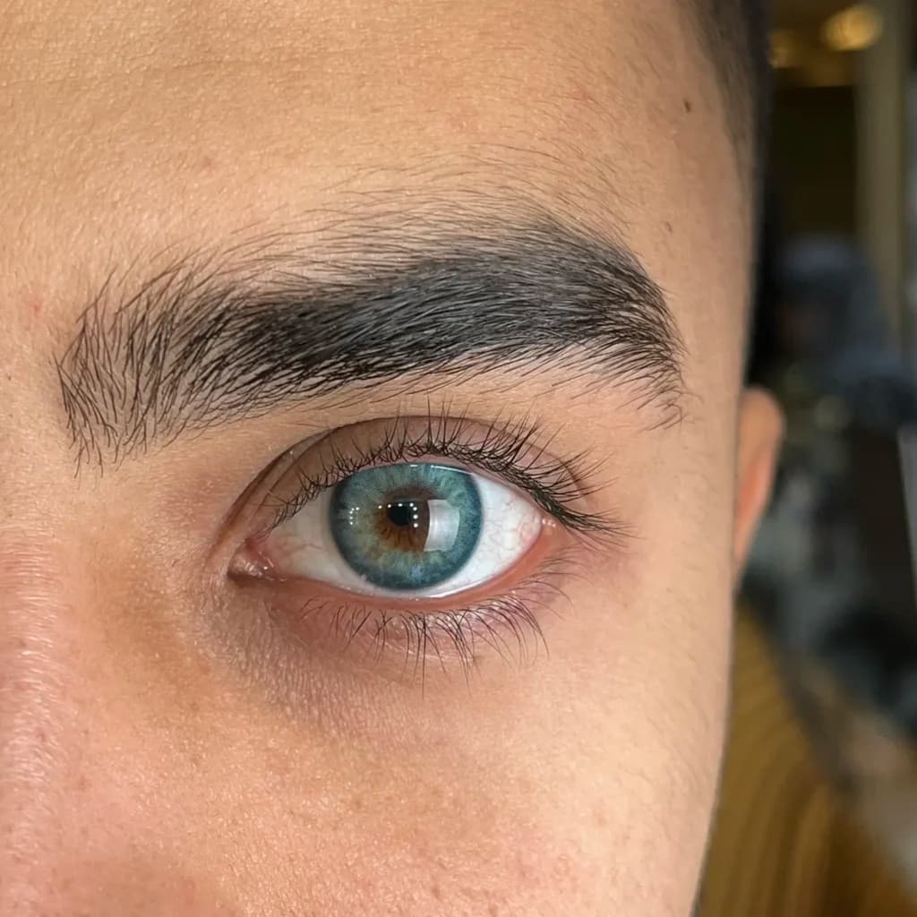 لنز کاتیا سیترین بلو آبی رگه دار | Katya Citrine Blue Lens — تصویر ۲