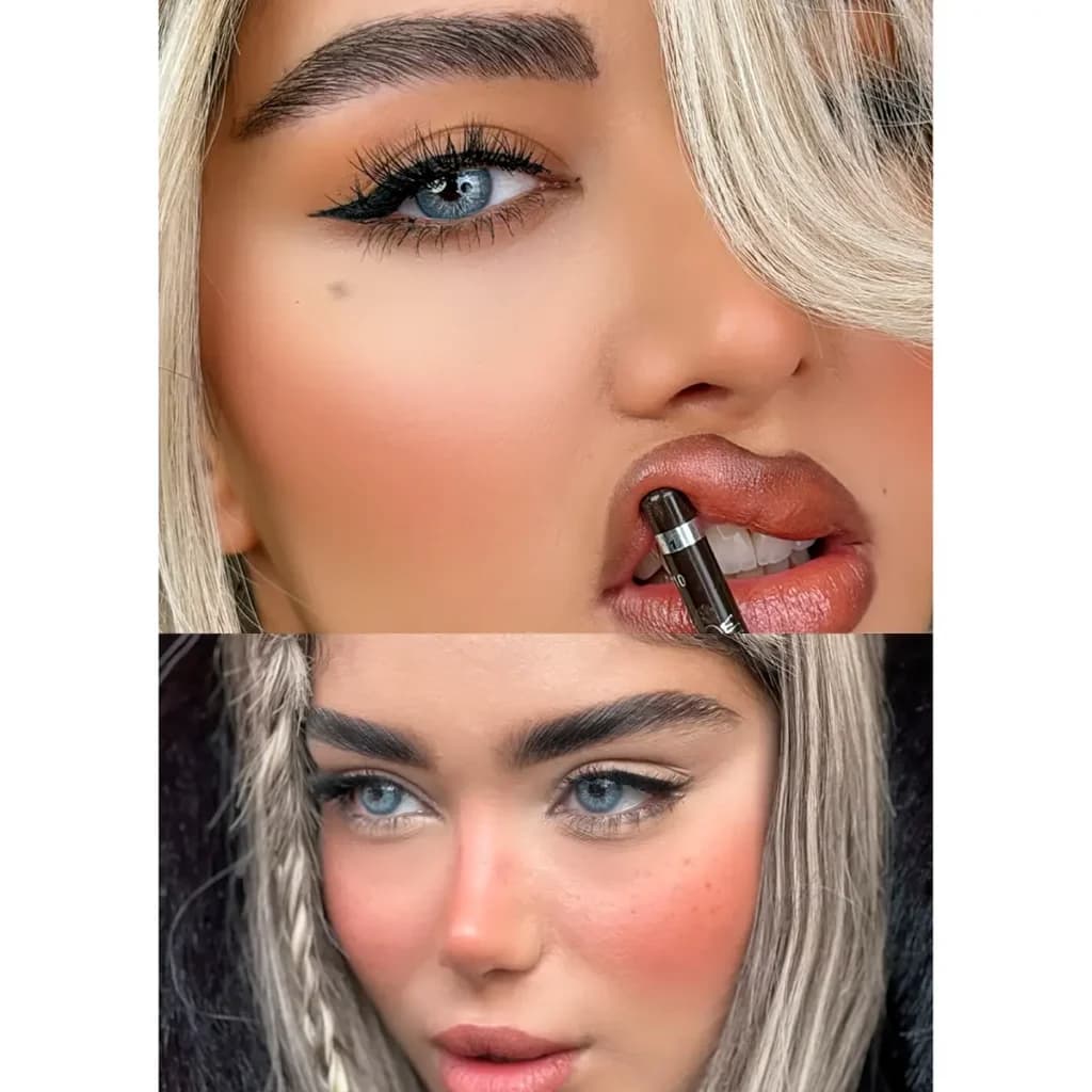 لنز کاتیا اسکای بلو آبی رگه دار | Katia Sky Blue lens — تصویر ۱۲