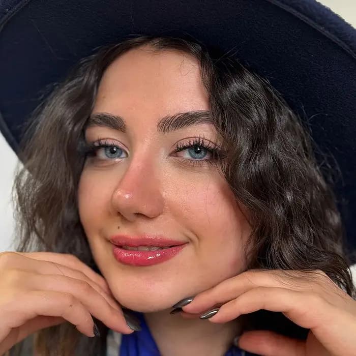 لنز کاتیا اسکای بلو آبی رگه دار | Katia Sky Blue lens — تصویر ۶