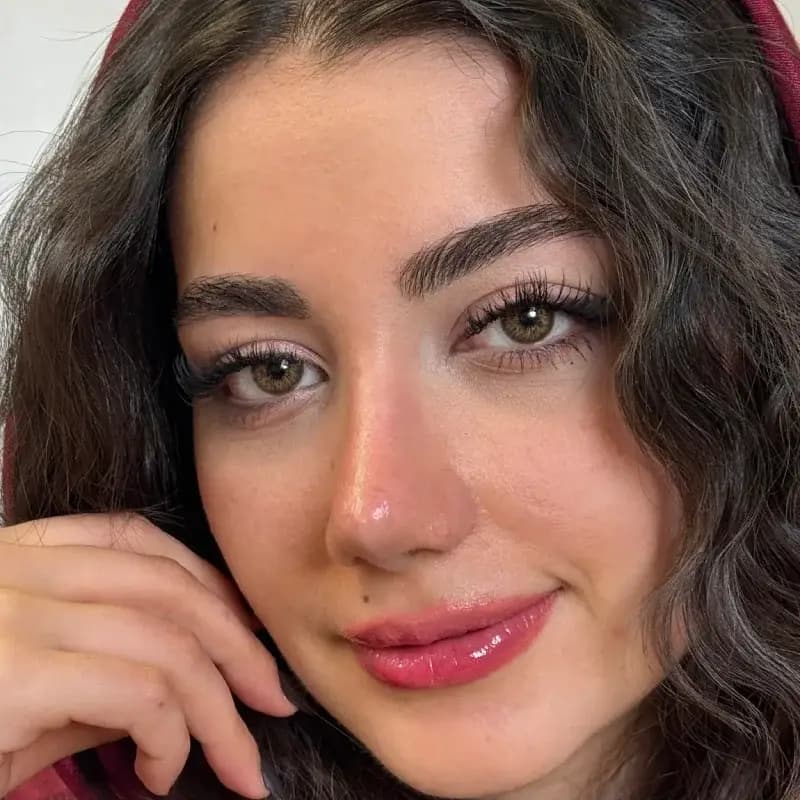 لنز کاتیا اسکای هیزل عسلی رگه دار | Katia Sky Hazel lens — تصویر ۱۱