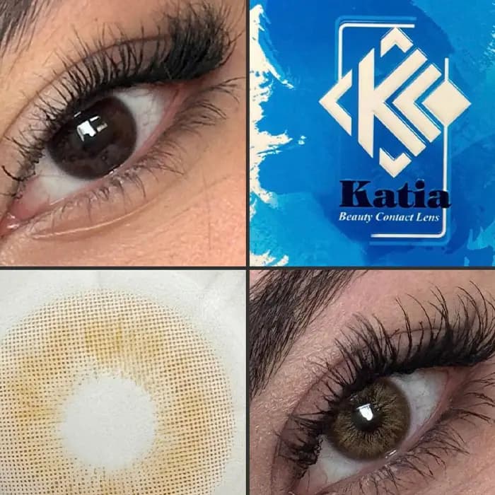 لنز کاتیا اسکای هیزل عسلی رگه دار | Katia Sky Hazel lens — تصویر ۹