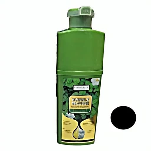 شامپو رنگ مو بابل موس مدل BRIGHT FACE رنگ مشکی حجم 500 میلی لیتر — تصویر ۲
