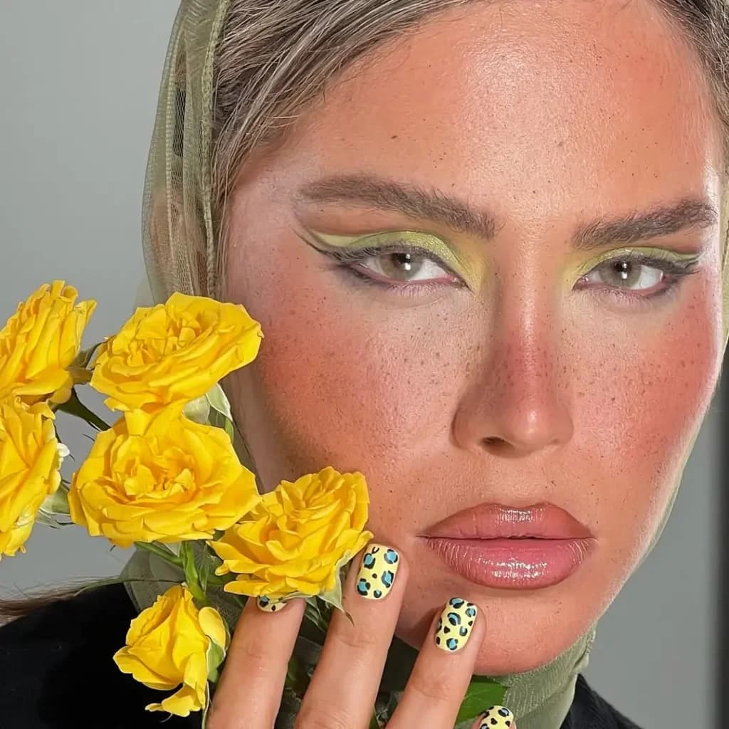لنز مارلی مل سبز عسلی | Marley Mel Green-Honey Lens
