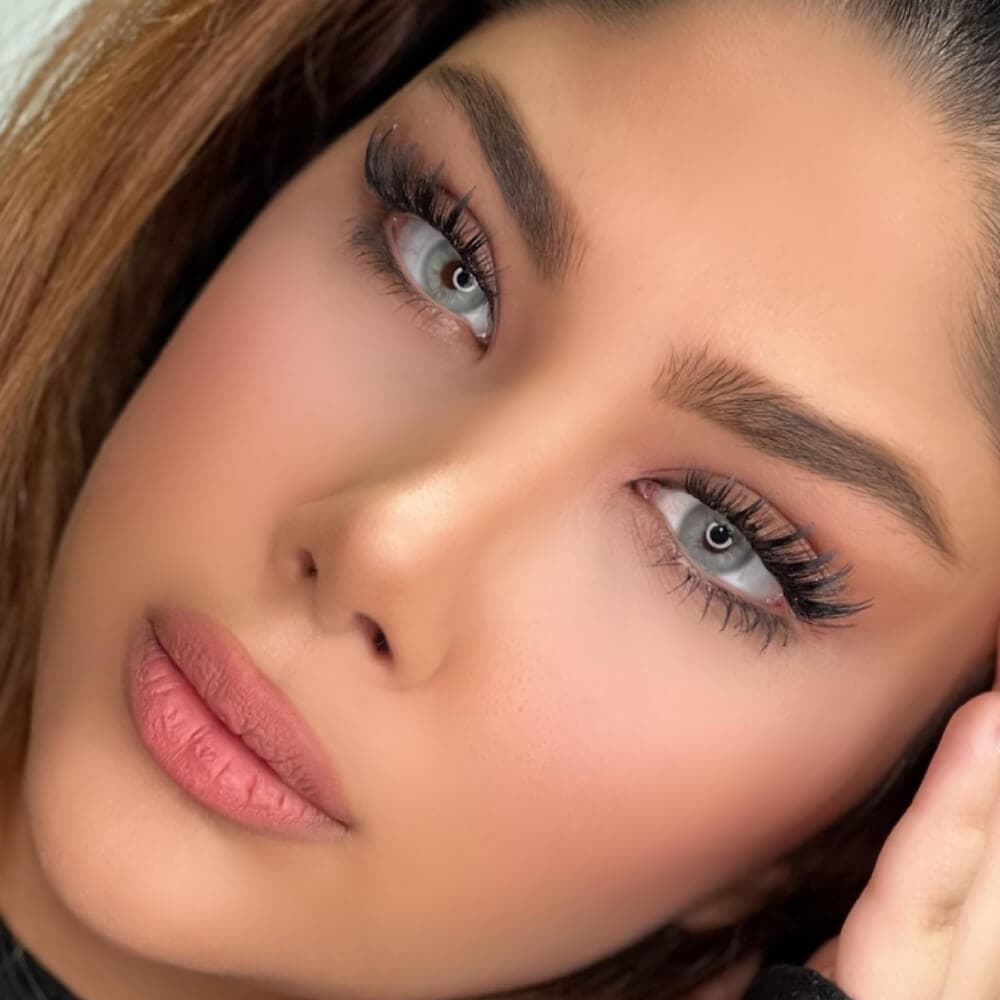 لنز مارلی آیس پرل طوسی آبی دور مشکی | Marley Ice Pearl Gray-Blue Lens — تصویر ۶