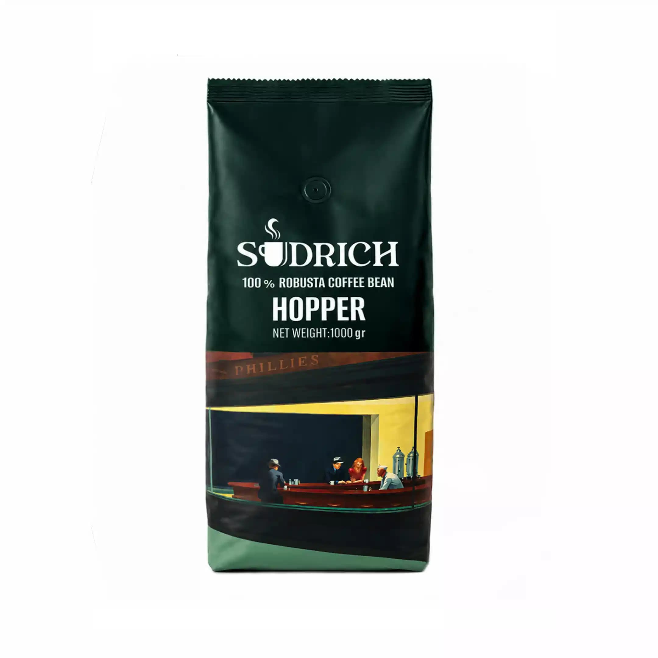 دان قهوه سادریچ 100درصد روبوستا Hopper (1000 گرمی)