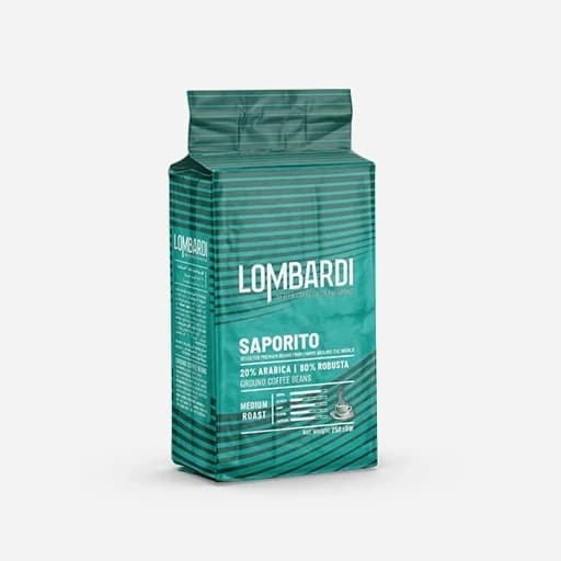 پودر قهوه اسپرسو ساپوریتو لمباردی 80-20 (250 گرمی)