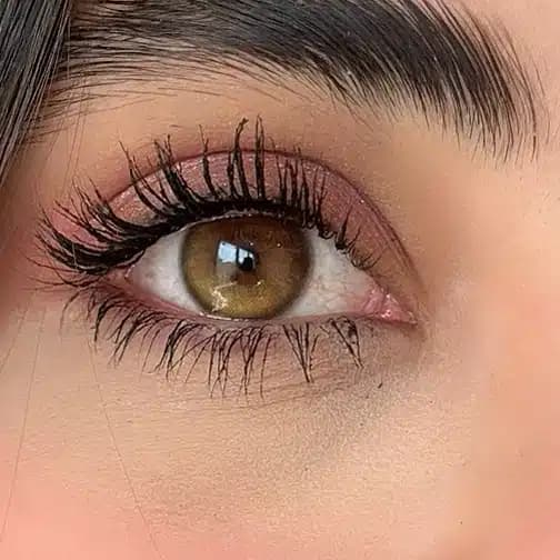 لنز سالانه لاکچری هازل (قهوه ای دور دار) برند یونیک Luxury Hazel — تصویر ۲