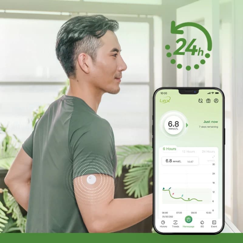 سنسور پایش مداوم قند خون لینکس Linx — تصویر ۸