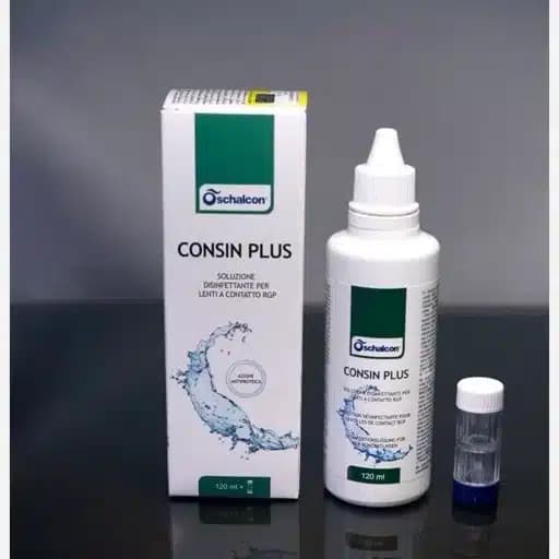 محلول لنز سخت (هارد) کانزین پلاس 120 میل (Consin Plus) — تصویر ۳