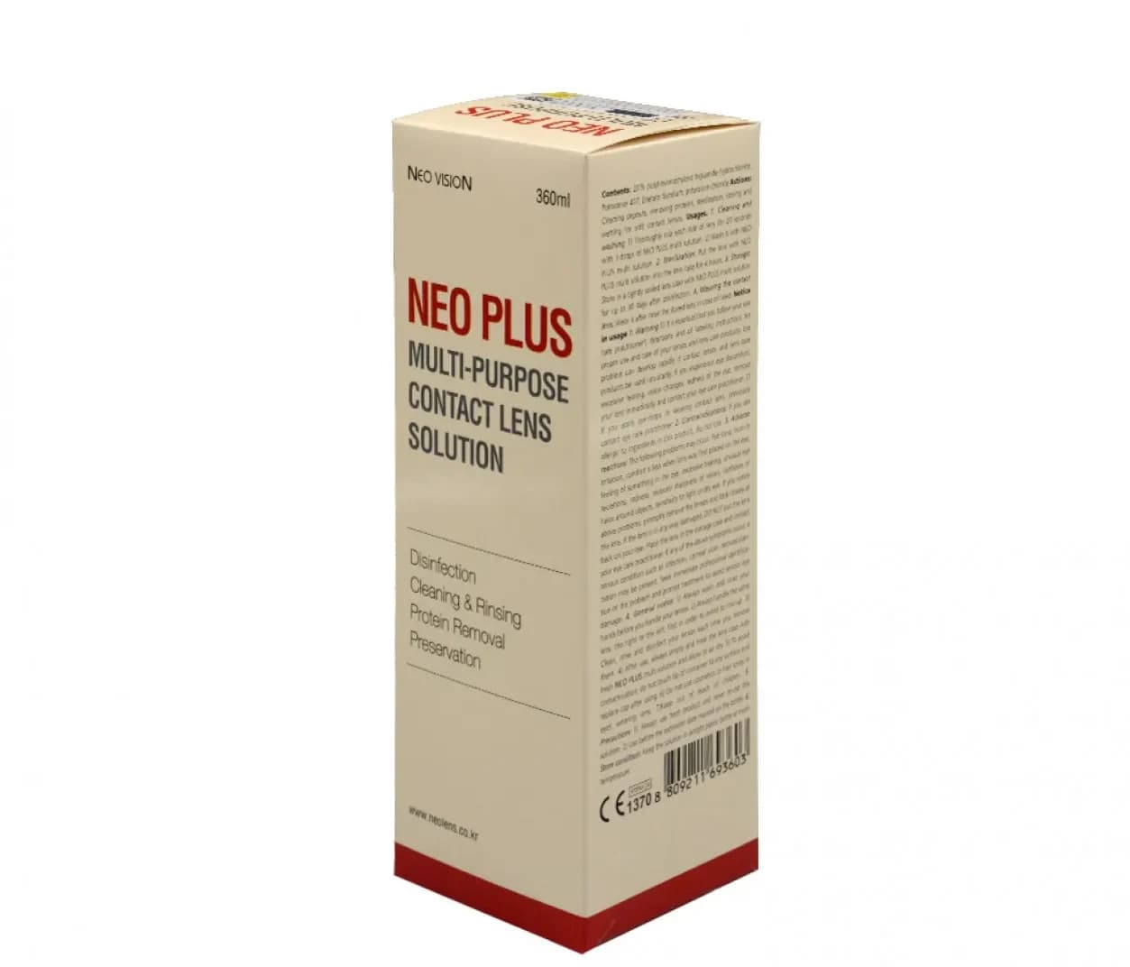 محلول لنز چند منظوره نئوپلاس (360ML) NEOPLUS