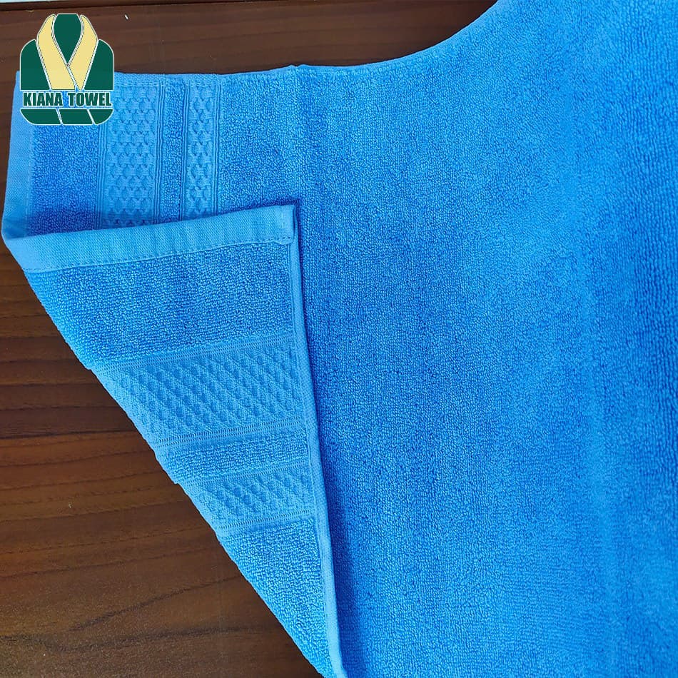 حوله دستی دورو نخ سایز 70*35 با تراکم بالا — تصویر ۴