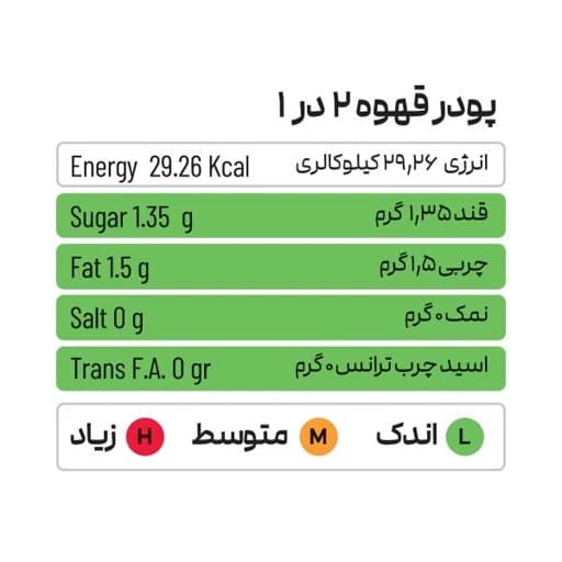کافی میکس 2 در 1 لمباردی (24 عددی) — تصویر ۳