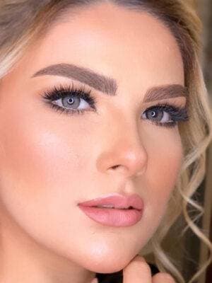لنز طوسی عسلی برند دهب Dahab lumirere hazel