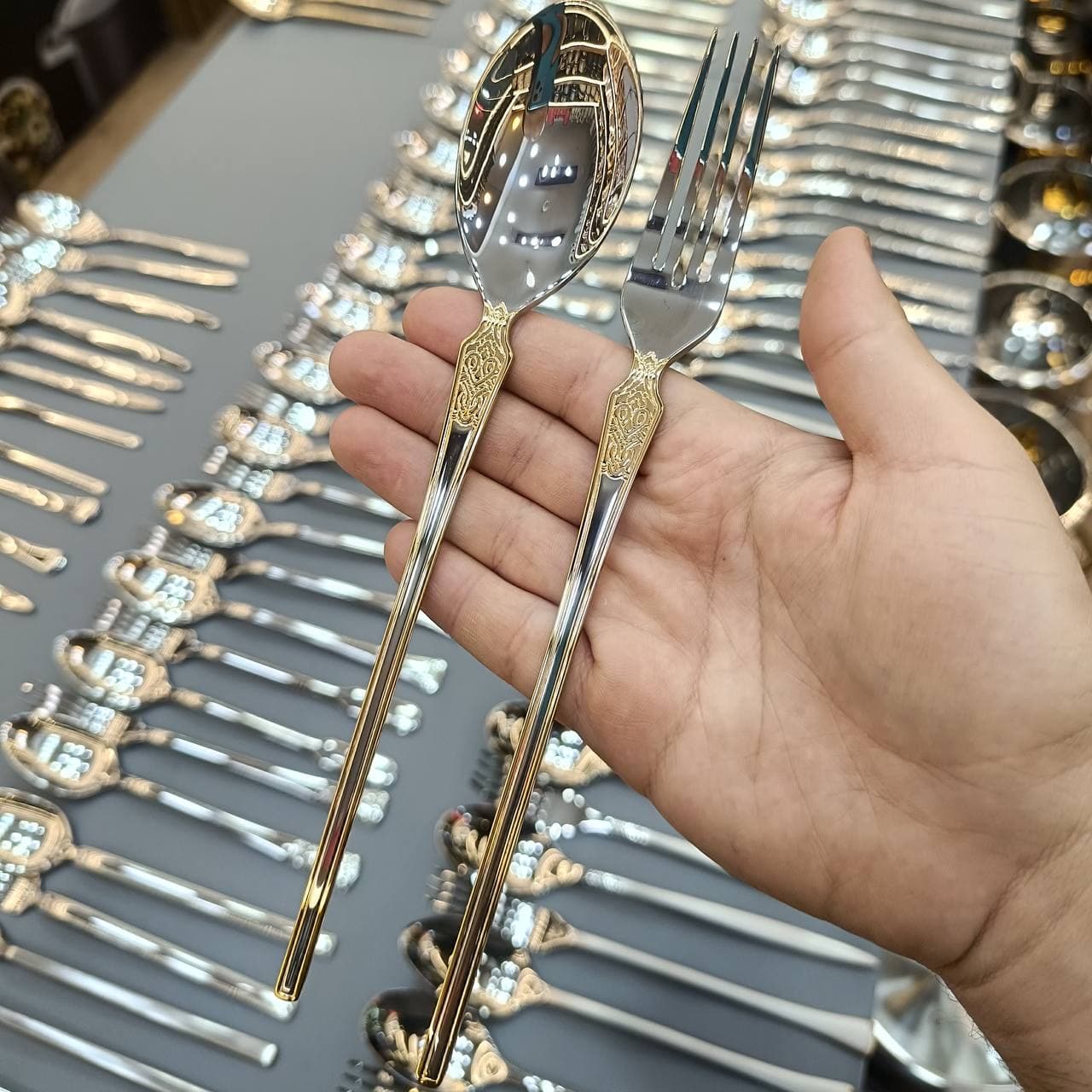 سرویس قاشق چنگال رزنتال 30 نفره 151 پارچه 454 — تصویر ۱۰