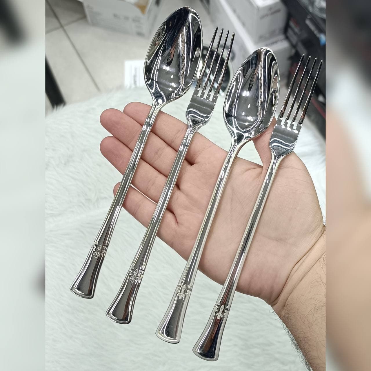 سرویس قاشق چنگال وارندورف 175 پارچه 36 نفره تمام نقره ای-Warendorf — تصویر ۶