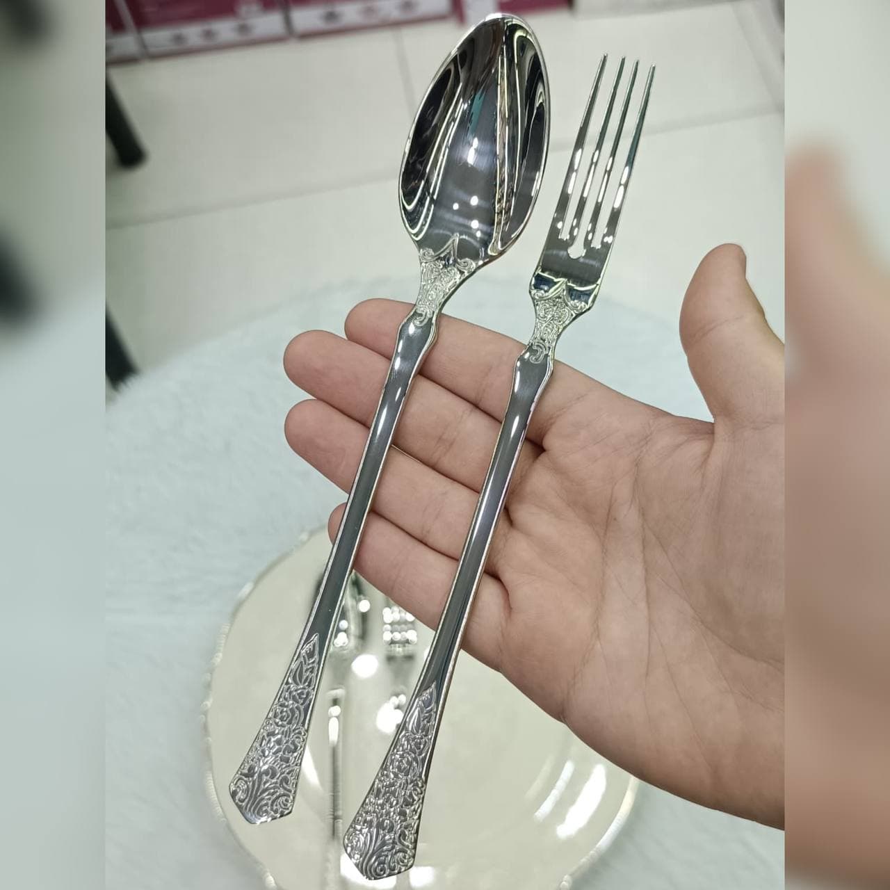 سرویس قاشق چنگال پالرمو 151 پارچه 30 نفره کد 889M — تصویر ۹