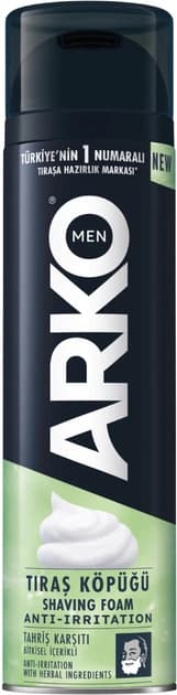 فوم اصلاح صورت آرکو Arko Force Anti-Irritation ضد تحریک حجم ۲۰۰ میل