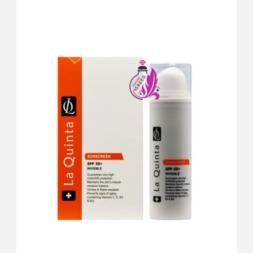 کرم ضد آفتاب بی رنگ لاکویینتا با SPF50