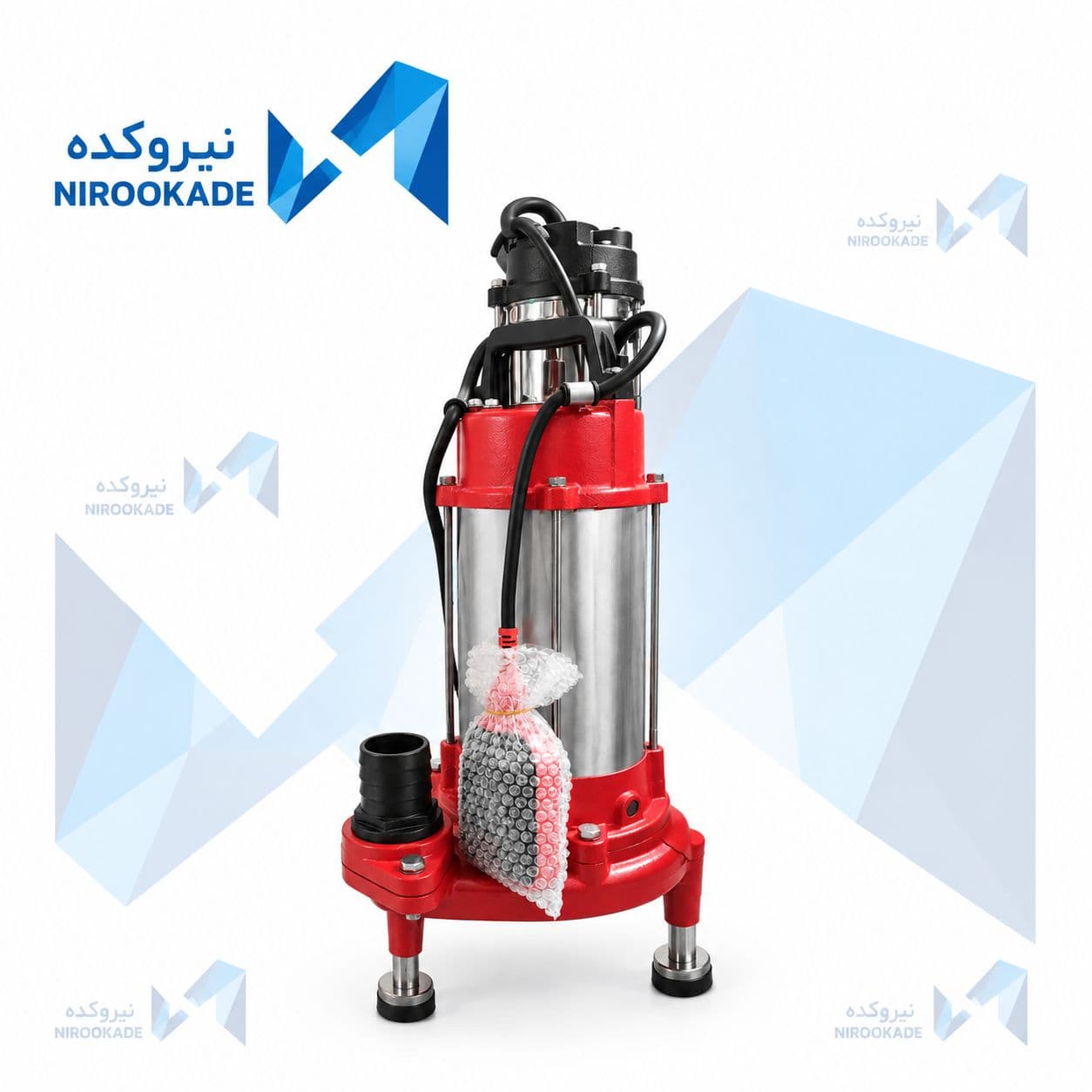 لجن کش 2 اینچ 13 متر فلوتردار 2HP خردکن دار سه پره هاچاسو Hachasou