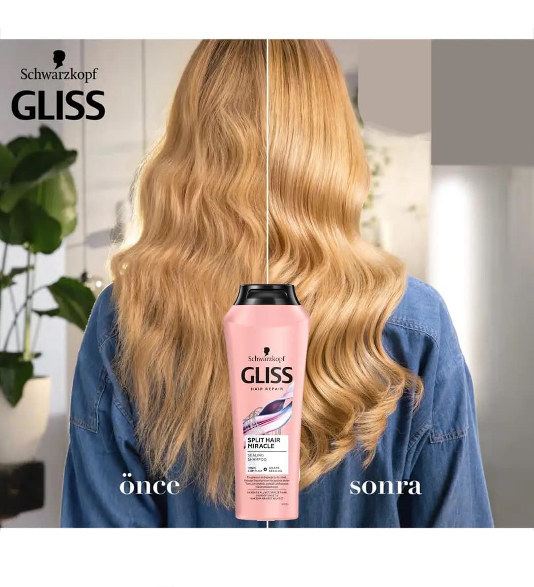شامپو گلیس مدل Split Hair Miracle حجم 500میلی لیتر — تصویر ۶