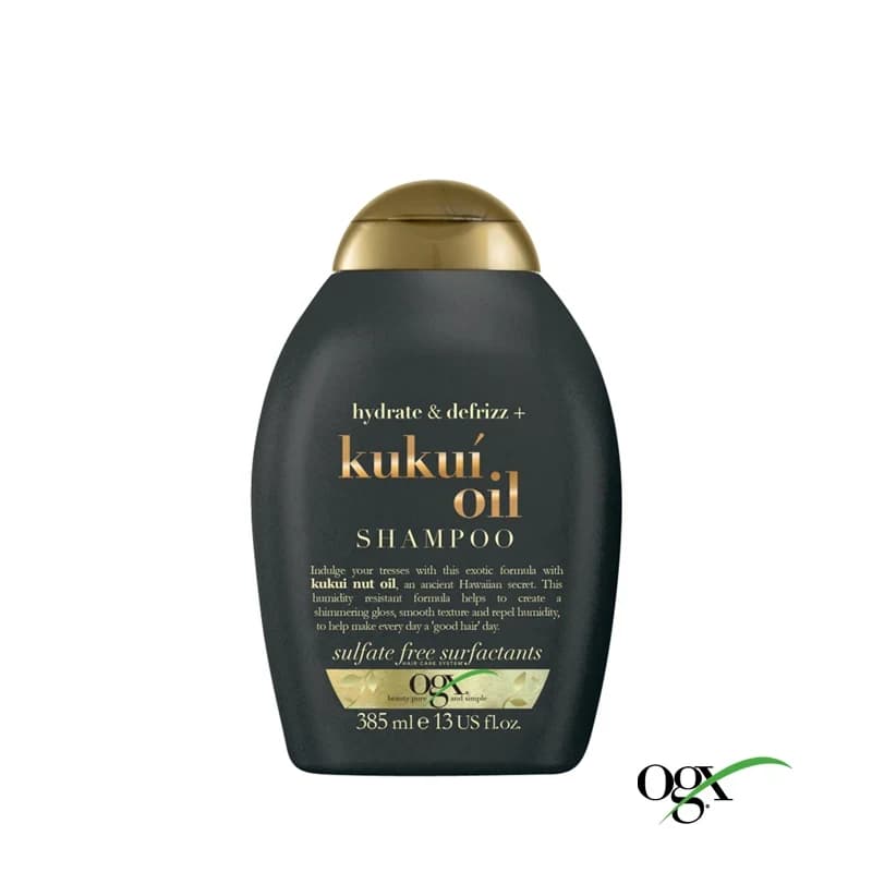 شامپو او جی ایکس مدل روغن کوکوی حجم 385 میلی لیتر