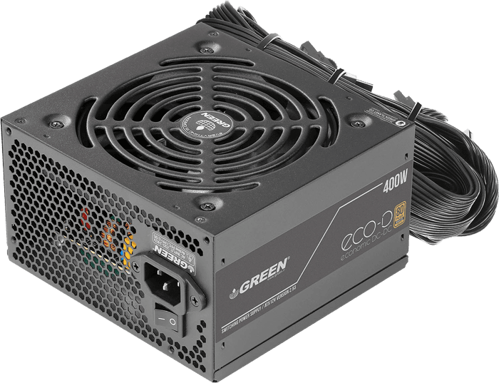 پاور 400 وات Green مدل GP400A-ECO D 80Plus Bronze