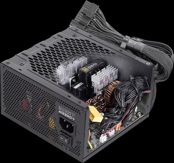 پاور 800 وات Green مدل Gaming GP800A-GED V3.1 80Plus Bronze — تصویر ۱۰
