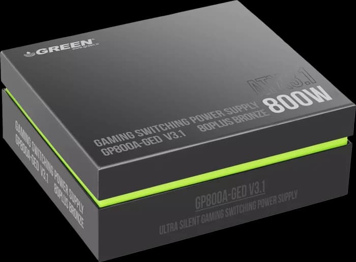 پاور 800 وات Green مدل Gaming GP800A-GED V3.1 80Plus Bronze — تصویر ۸