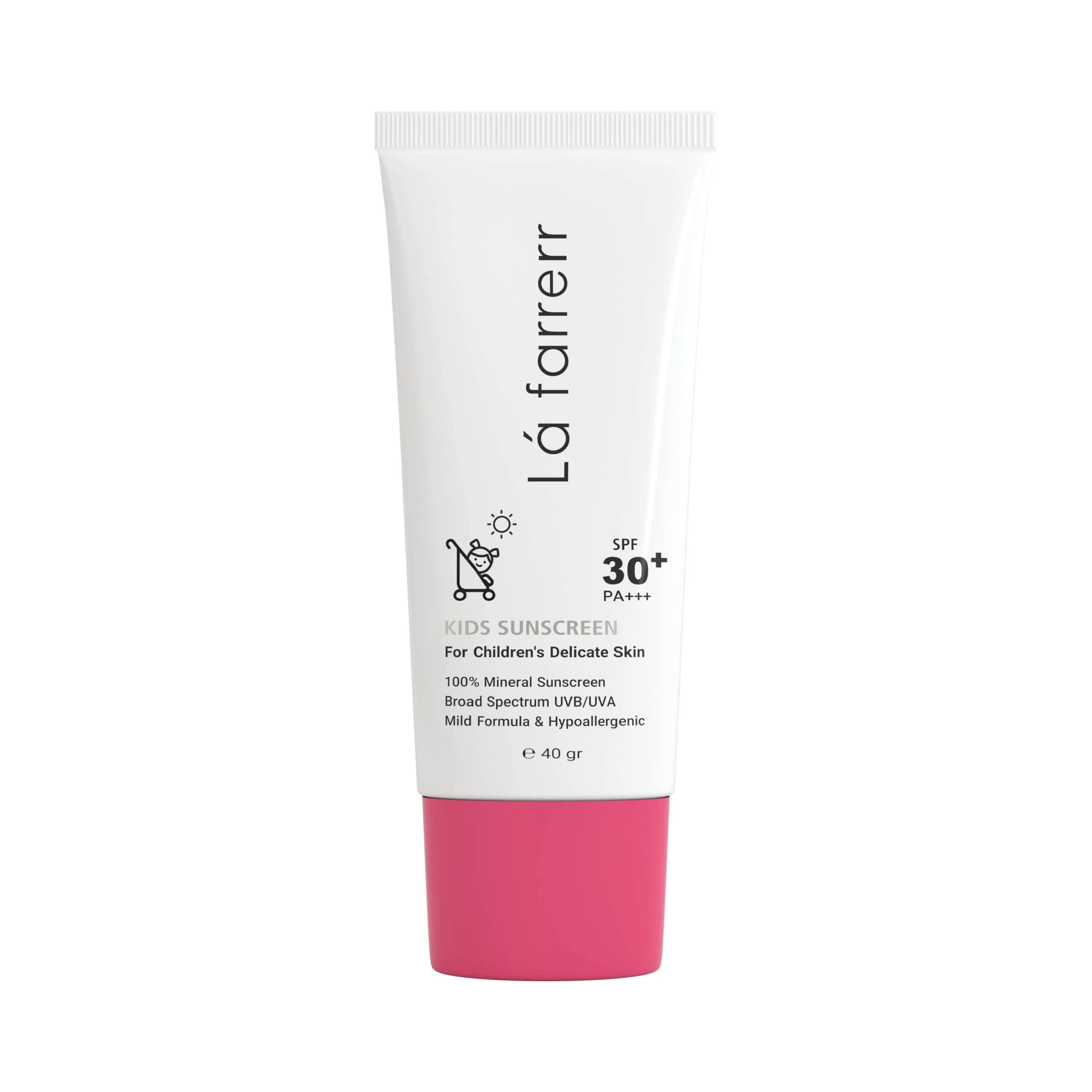 ضد آفتاب مینرال کودکان SPF30 لافارر (صورتی) - 40 میل