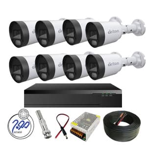 پکیج 8 عددی دوربین مداربسته برایتون مدل UVC101B1AR-L