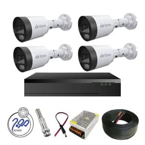پکیج 4 عددی دوربین مداربسته برایتون مدل UVC101B1AR-L — تصویر ۲