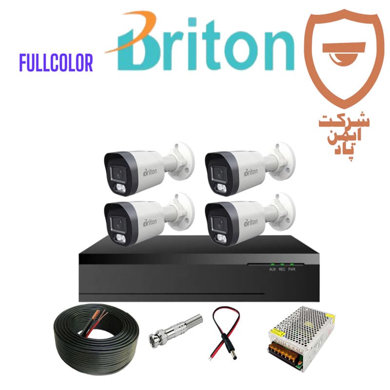 پکیج 4 عددی دوربین مداربسته برایتون مدل UVC222B49M2-C — تصویر ۳