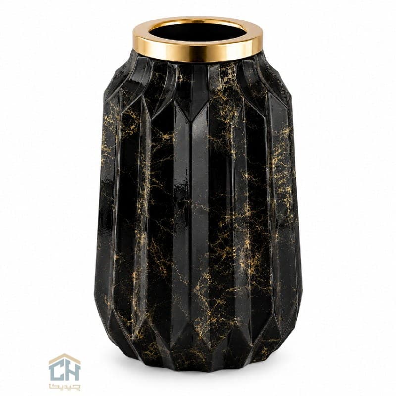 گلدان شیشه ای طرح لنا ماربل مدل 1-109 — تصویر ۵