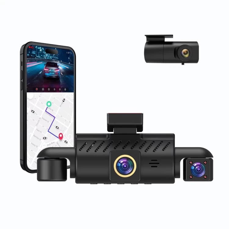 دوربین ثبت وقایع خودرو 4K کلایمکس چهار لنز وایفای مدل YL-A70